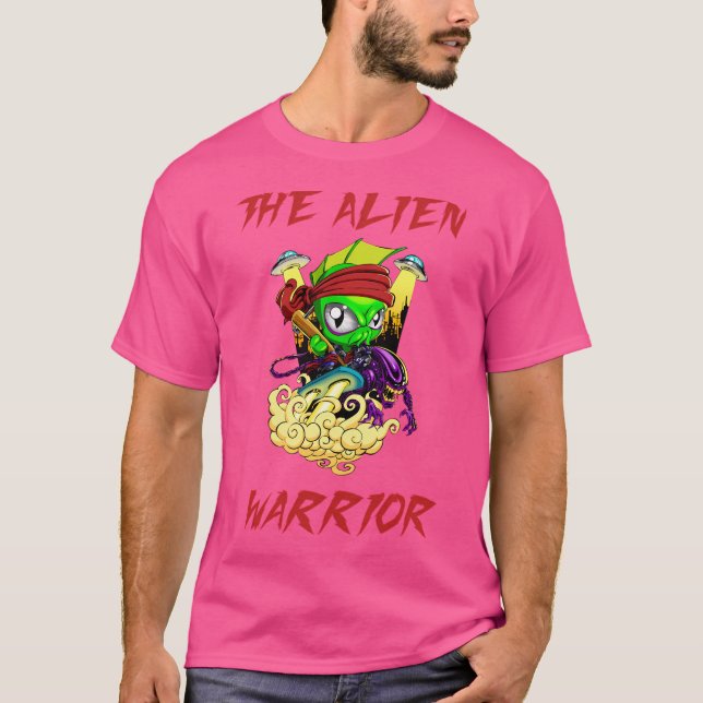 Alien Warrior T Shirt (Framsida)