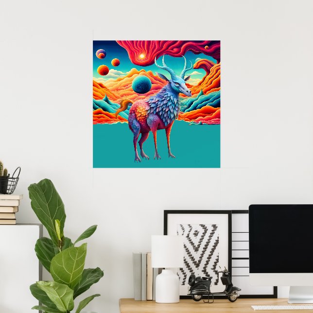 Alien Wildlife Poster (Hemmakontoret)
