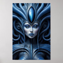 Alien Woman - 005 - Nattvision - Fantasy Art