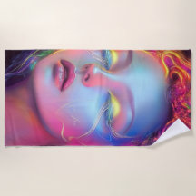 Alien Woman med Cosmic Hair