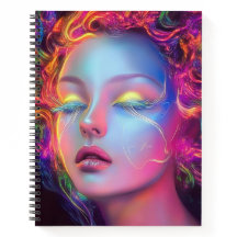 Alien Woman med Cosmic Hair