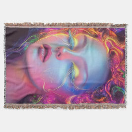 Alien Woman med Cosmic Hair Filt