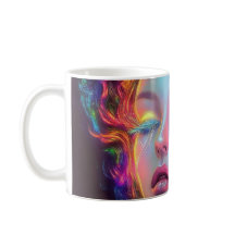 Alien Woman med Cosmic Hair