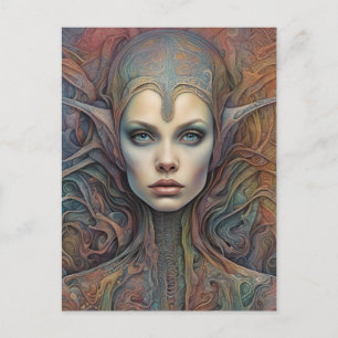 Alien Woman Vykort