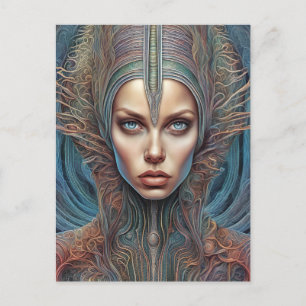 Alien Woman Vykort