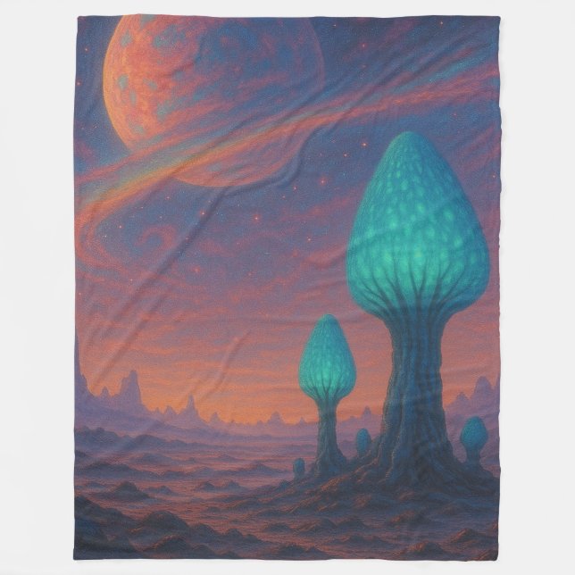 Alien World Fleece Blanket (Framsidan)