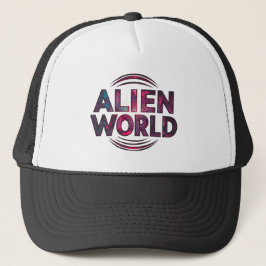 Alien World Hat Keps