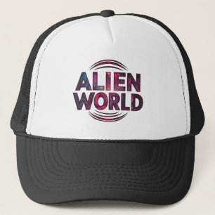 Alien World Hat Keps