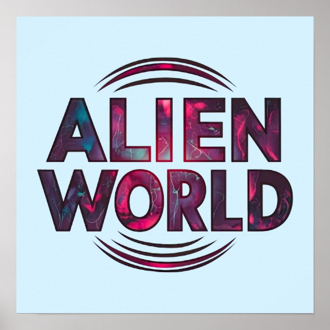 Alien World Poster (Framsidan)