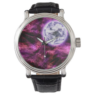 Alien World Rymden Vild Planet Armbandsur