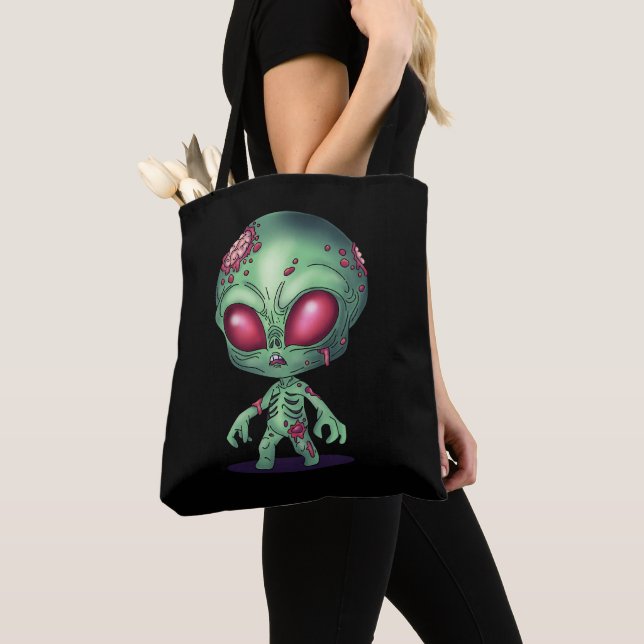 Alien Zombie Tygkasse (Närbild)