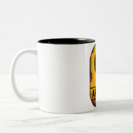 Alien Zone Alert Mug – Beware the Unknown Två-Tonad Mugg