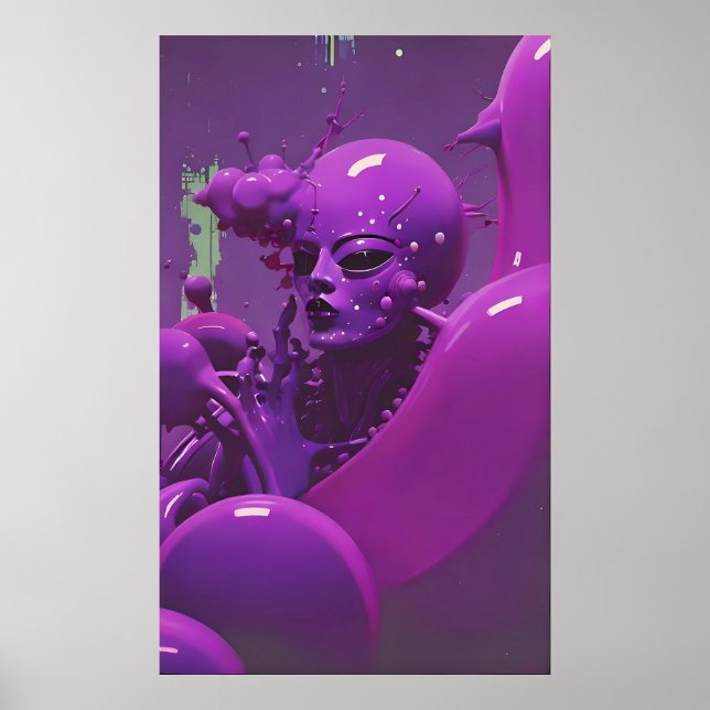 Alienating - Ken Gage Surreal Art Poster (Framsidan)