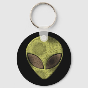 Alienation svart Keychain Nyckelring
