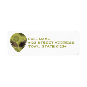 Alienationreturadressetikett Returadress Etikett