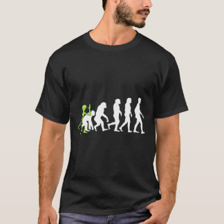 ALIENATIONS Human Evolution Alien Graphic T Shirt