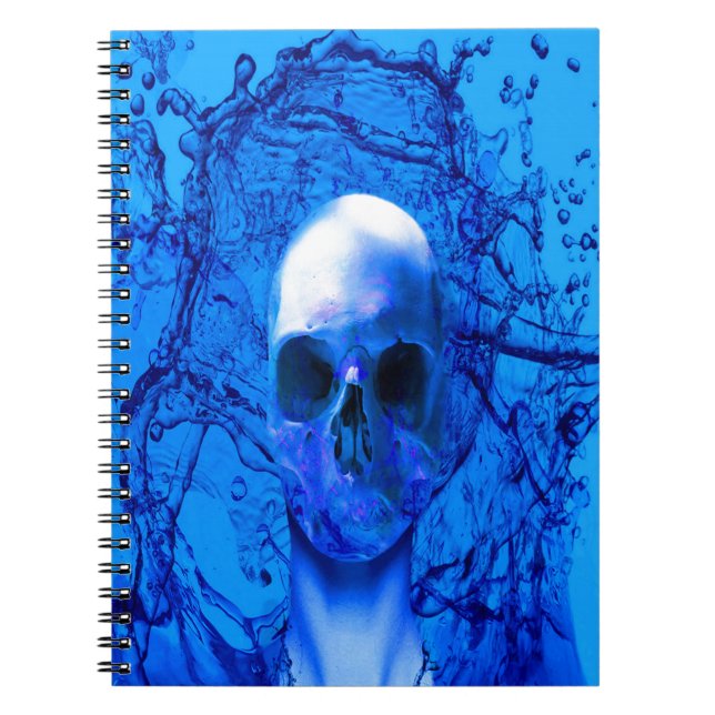 Alienblåskalle Anteckningsbok (Framsidan)