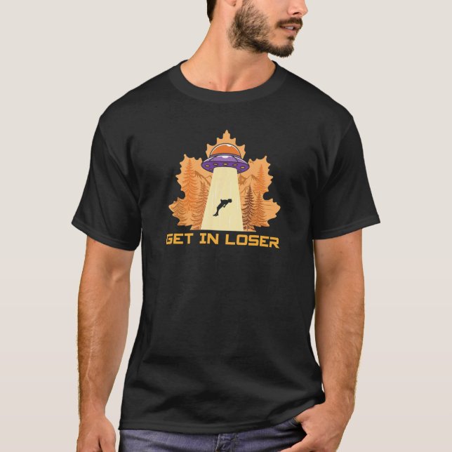 Alienbortförande och upplösare från UFO T Shirt (Framsida)