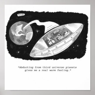 Alienbortrövande Poster