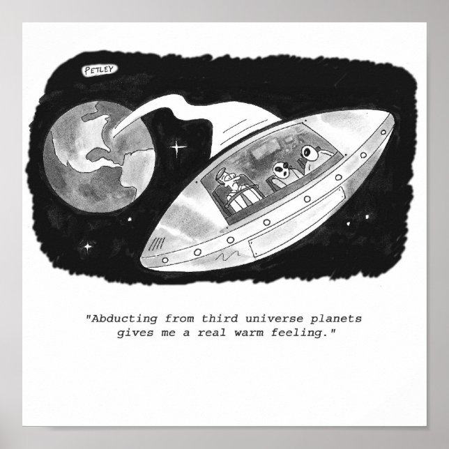 Alienbortrövande Poster (Framsidan)