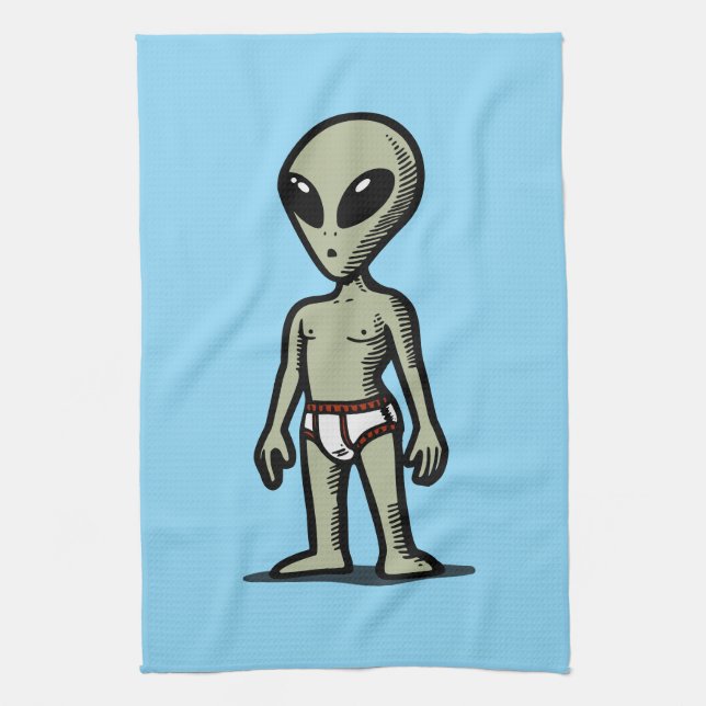 Alienbyxor Kökshandduk (Vertikal)