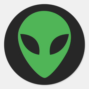 Alienchef Runt Klistermärke