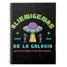 alienigenas de la galaxia anteckningsbok