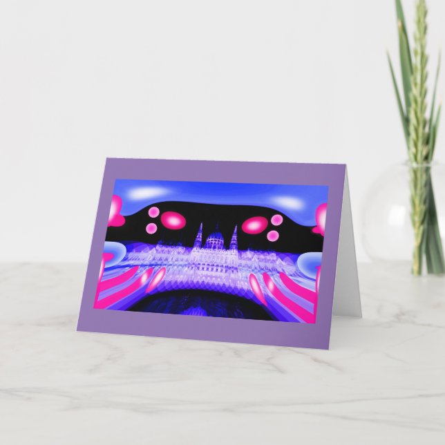 Alieninvasion Helgkort (Framsida)