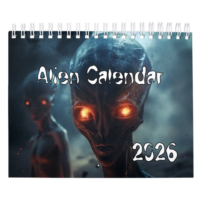 Alienkalender 2025 UFO Kalender (Omslag)