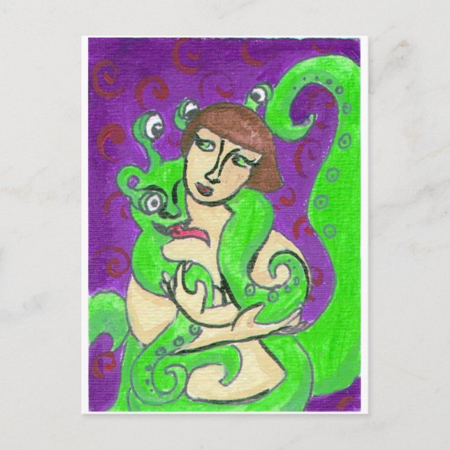 AlienLover Vykort (Framsida)