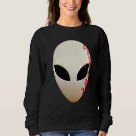 Alienmask med Futuristiska-märkning T Shirt