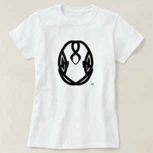 Aliens ansikte t-shirt