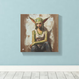 Aliens Exist Canvastryck