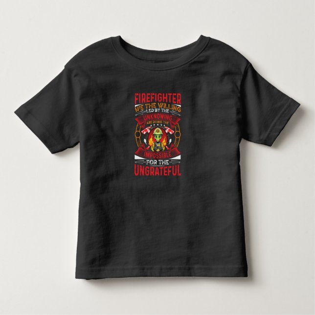 Aliens Firefighter T Shirt (Framsida)