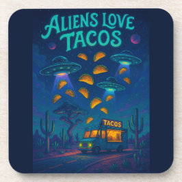 Aliens Love Tacos Underlägg