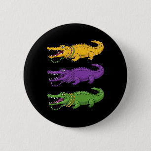 Aligator Crokodiles Louisiana Mardi Gras Women Man Knapp