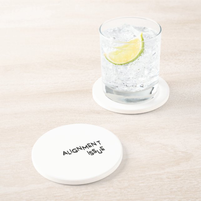 Alignment Issue Absorbent Natural Sandstone  Underlägg (Sidan)