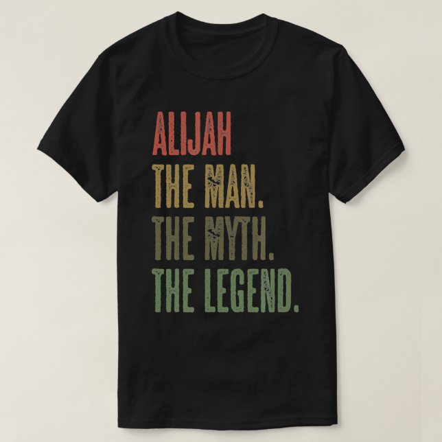 ALIJAH the Man the Myth the LEGEND FUNNY Manar Boy T Shirt (Design framsida)