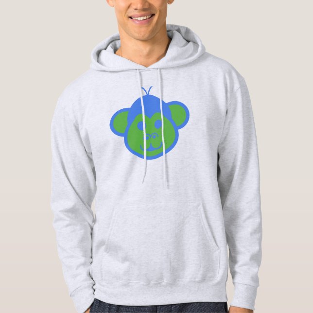Alimon (Alien Monkey) Basic Hooded Sweatshirt (Framsida)