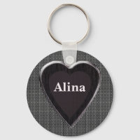 Alina Stole Min Hjärtnyckelring med 369 My Namn