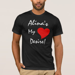 Alinas min hjärta lust med Celtic menande T-shirt