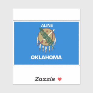 Aline Oklahoma Klistermärken