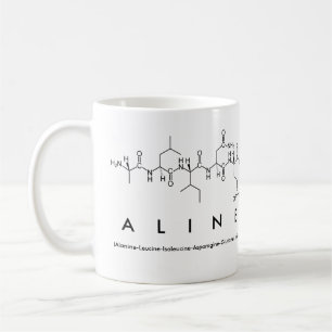Aline peptide namn mugg