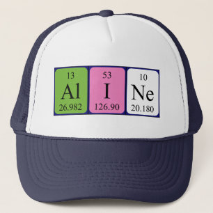 Aline Periodiska bord namn hat Keps