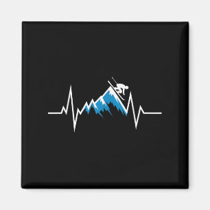 Aline Skiing-pulsslag Skiing-entusiast Magnet