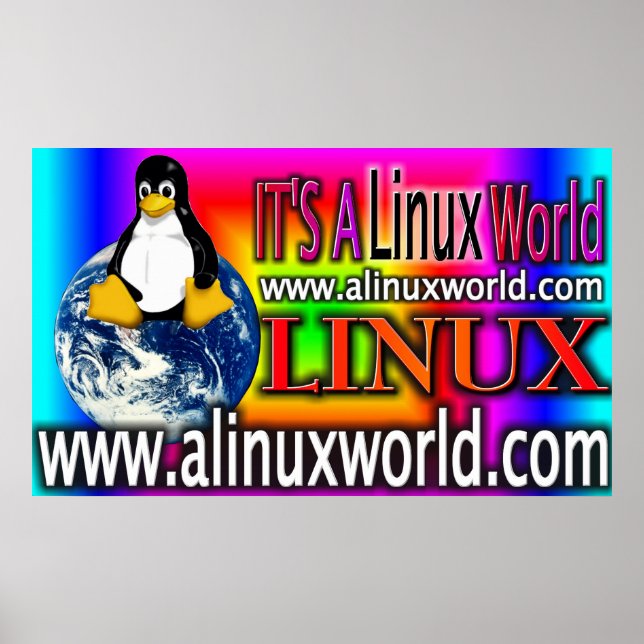 Alinuxworld tydie poster (Framsidan)