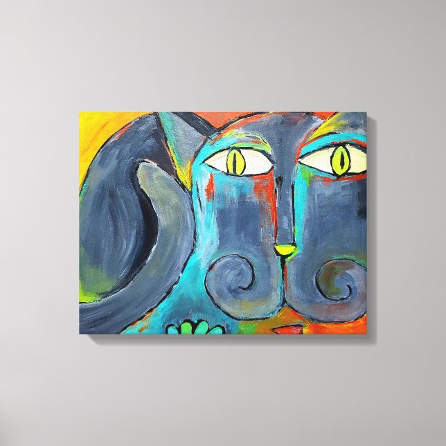 Ali's Cat Canvastryck (Framsida)