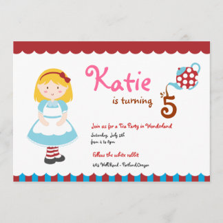 ALIS I Wonderland Inbjudningar