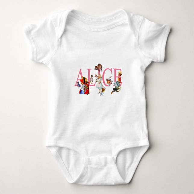 ALIS OCH VÄNNER FRÅN WONDERLAND T-SHIRT (Framsida)
