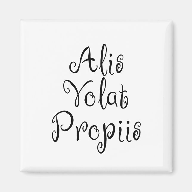 Alis Volat Propiis Magnet (Framsidan)